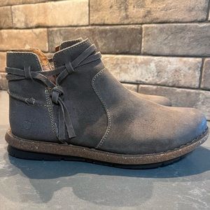BORN short suede boots